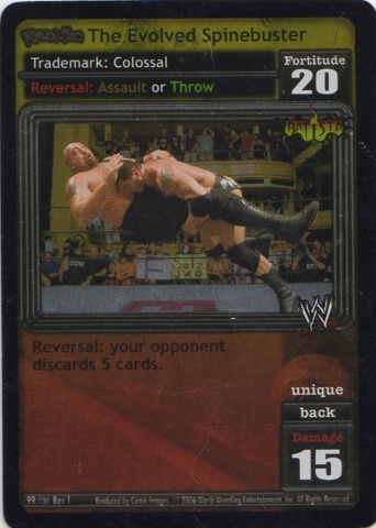 REVOLUTION The Evolved Spinebuster